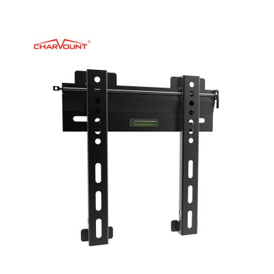 China Charmount Bracket Max VESA 200*200mm Universal Cold Rolled Steel Sliding Fixed TV Wall Mount With Lock for sale