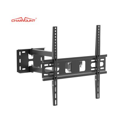 China Max VESA 400*400mm Cold Rolled Steel Tilting Sliding Bracket Folding TV Wall Mount for sale