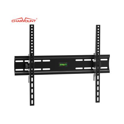 China Charmount Max VESA 500*400mm Cold Rolled Steel Adjustable Sliding TV Wall Mount Tilting TV Wall Bracket for sale