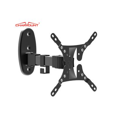 China Universal Cold Rolled Steel Adjustable Charmount Wall Bracket Max VESA 200*200mm TV Mount for sale