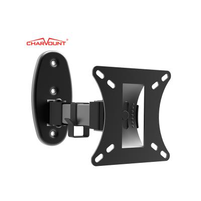 China Cold Rolled Steel Charmount 180 Degree Swivel Adjustable Bracket Flat Panel TV Max VESA 100*100mm Wall Mount for sale