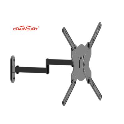 China Charmount Cold Rolled Steel Universal 180 Degree Swivel Adjustable Max VESA 400*400mm TV Mount for sale