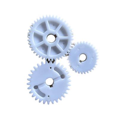 China High Precision PP CNC Service Plastic Bevel Helic Milling Rotating Steel Support Gears Binds Custom Inner Ring Spur Nylon Plastic Gears Set for sale