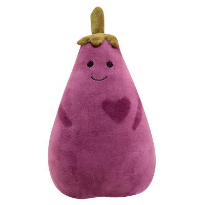 China Bed in Sleeping/Home Decoration/Promotional Gift/Pretty Gift/Kids Play Custom Mood Perennial Eggplant Plush Pillow Cushion Cute Soft Stuffed Vegetables Toys Rest for sale