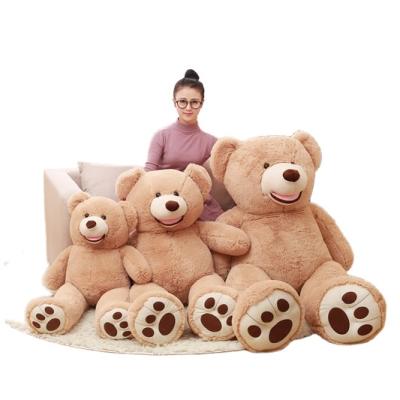 China 2022 gift wholesale unstuffed teddy bear skins stuffed teddy bear giant for sale