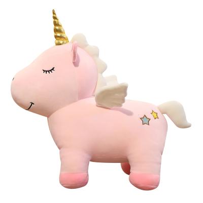 China New Design Angel Unicorn Plush Pillow Custom Super Soft Plush Stuffed Unicorn Plush Toy for sale