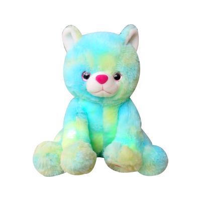 China Crane Machine /Baby Accompany/Kids Gift/Decoration/Pretty Gift New Led Soft Stuffed Cat Toy Cute Glowing Animal Pillow Plush Light Up Toys Led Plush Cat for sale