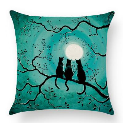 China 2020 Halloween Pumpkin House Non-Toxic Sofa Decoration Pillowcase Cushion Pillow Case for sale