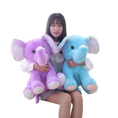 China 2019 Cute Plush Toy Blue Elephant for sale