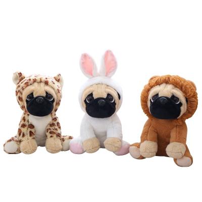 China 2019 Plush Bulldog Simulation Dog French Bulldog Clothes for sale