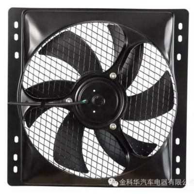 China Bus Truck Fan 24V Truck Air Conditioner Fan Pull Radiator 12V Fan For M83 Trucks Engine 14*14 for sale