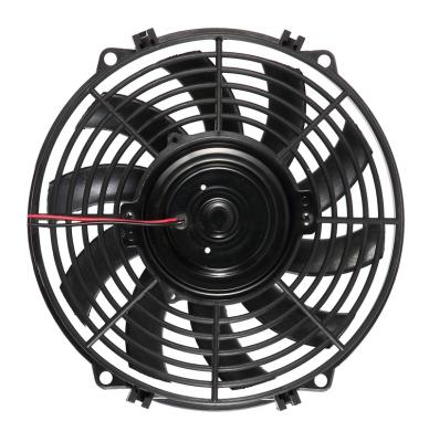 China 12 Inch 12V/24V Straight Blade Capacitor Plastic Universal Fan Electric Fan for sale