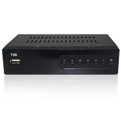 China 1080p HD DVB T2 TV BOX In Shipping DVB-T2/C Digital TV Full HD Dvb Running Fast Decoder H265 HEVC 1080P Mini Decoder DvbT2 T2 Receiver Free to air dvb for sale