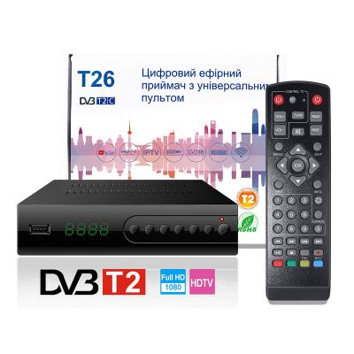 China 1080p HD DVB DVB-T2 Terrestrial T2 TV BOX Digital Set Top Box DVB Receiver WIFI Set Top Box DVB T2 Receiver for sale