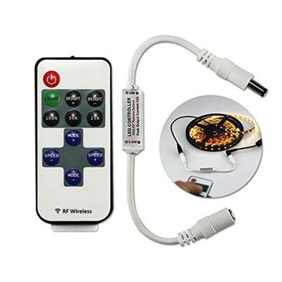 China Single Color LED Strip RF Radio Remote Control Is Suitable For Monochrome 3528 5050 LED Strip Lights for sale