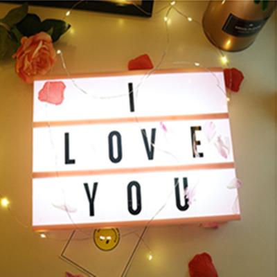 China Central Institute of Statistics wholesale price led letter light box puzzle light box creative light birthday decorative ornaments for sale