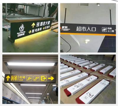 China Supermarket Malls Subway Airport Car Park Waterproof Outdoor Signage Light Guide Plate Led Light Box Lighting Advertising Display for sale