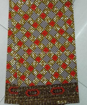 China African 100% African Waterproof Wax Print Fabric 6 yrads Cotton H873 Holland Wholesale for sale