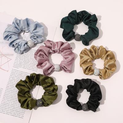 China European and American girls wholesale elastic ball hair band hair band makeup factory INS style elastic rubber band for sale