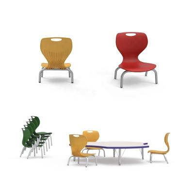 China Plastic table and traditional plastic school chair for children for sale