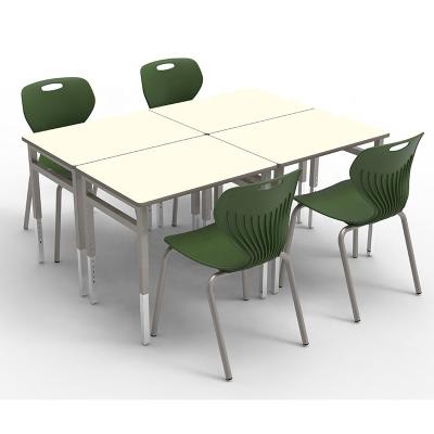 China modern desk and school furniture high school single seat chair for sale