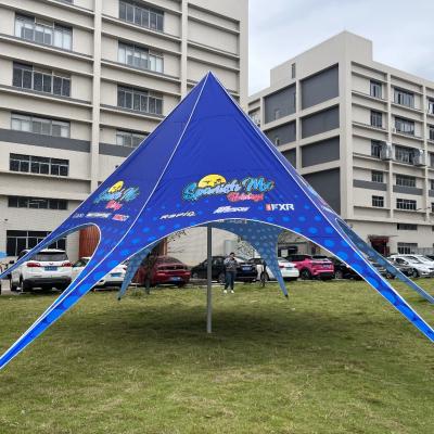 China UV Resistance Star shaped party white display spider sunshade advertising trade show event race tent for sale