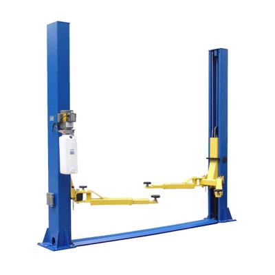 China Garage Two Manual Actuator Post Car Hydraulic Lifter Double Cylinder Hydraulic Lift 4000kg for sale