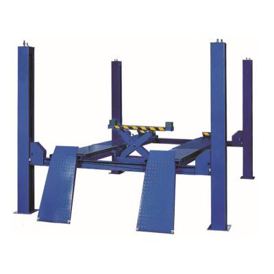 China 4 Ton Pneumatic Release Four Post Hydraulic Car Lifts 4300*600*850 (1pc) for sale