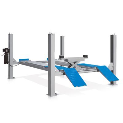 China rotary lift four post car lift for 4000kg/5000kg alignment 4 post lift for sale