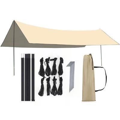 China Straight Bracing Type Factory spot sales of outdoor camping tents, awnings, sunshades, sunshades, rainproof and sunscreen awnings for sale