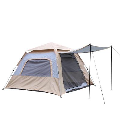 China Modern Outdoor Folding Silver Coated 2-3 person Tent Automatic Quick Opening Camping Beach Tent for sale