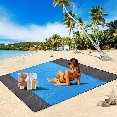 China Waterproof/Lightweight/Small storage volume Factory Directly Wholesale Outdoor Extra Large Foldable Portable Sand Proof Waterproof Picnic Beach Mat Blanket for sale