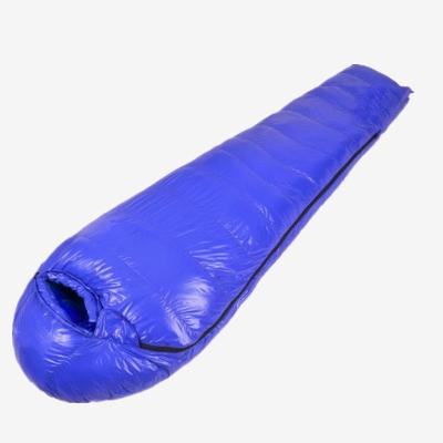 China Mummy Wholesale of adult mummy sleeping bags by manufacturers, down camping, thickened windproof and warm duck down 800g for sale