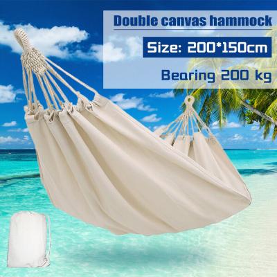 China With Mosquito Net Hot Selling Nylon Parachute Double Hammock Portable Outdoor Camping Hammock with Hammock Straps& Aluminum Carabiners for sale