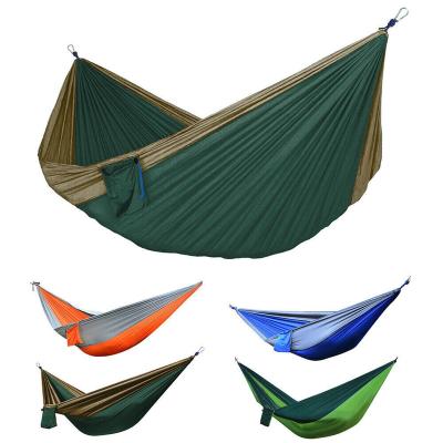 China With Mosquito Net Chinese manufacturers hammocks outdoor camping portable hammock Double nylon parachute outdoor camping hammock hanging swing for sale