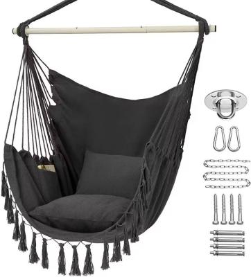 China With Mosquito Net Relaxation Comfort hammock swing hammocks outdoor camping Large space with seat cushion for sale