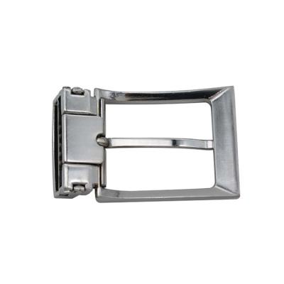 China Fashion Clasp Zinc Alloy Metal Belt Buckle Leather Reversible Swivel Turn Belt Buckle for sale