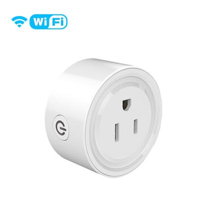 China Automatic Smart Home Mini Smart Home Socket Outlet 10a Compatible with Alexa Google Assistant Voice Control USA Wifi Smart Plug for sale