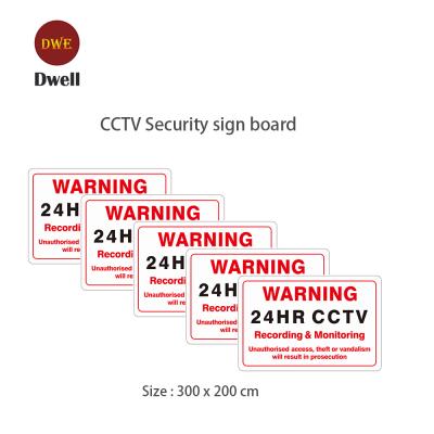 China High Quality Eco-friendly Security Sign Board CCTV Sign Advertising Board for sale