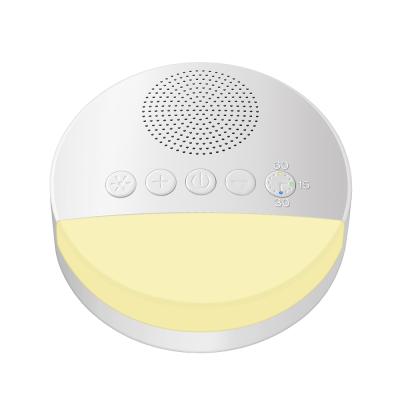 China 15/30/60 minutes white noise machine with nightlight for portable baby soother sound machine for sale