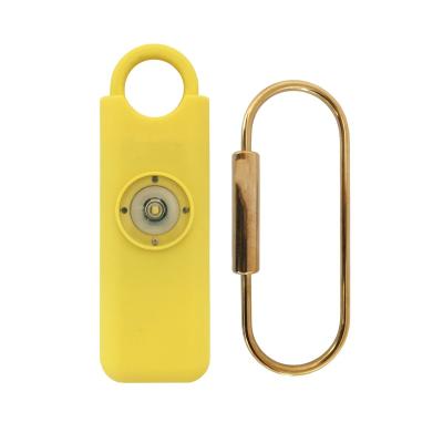 China 130db Recharge Anti Rape Personal Rescue Key Chain Alarm Self Defense OEM Personal Security Alarm With Led Flashlight 9.4*3*1.3cm for sale