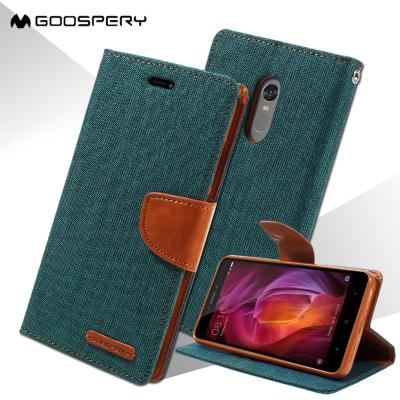 China PU+TPU Goospery Canvas Diary Phone Case For Samsung Galaxy S9 S10 for sale