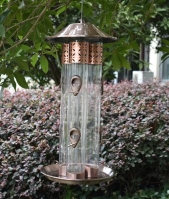 China Non-automatic high quality 3 in 1 seed metal bird feeder hanging bird feeder for sale