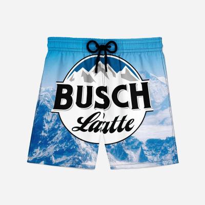 China 2022 Viable Hot Selling Busch Latte Beer LOGO Sports Beach Short Fashion Busch Casual Custom Men's Beach Pants for sale