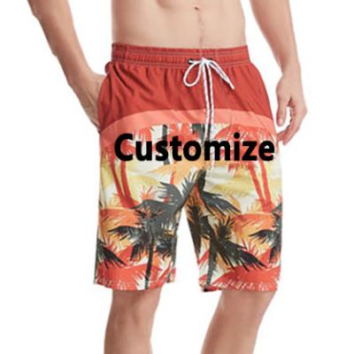 China Custom Anti-wrinkle CR STK 3D Printed LOGO Sports Beach Short Fashion 2022 Custom Hot Selling Men's Beach Pants for sale