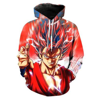 China z ball z goku hoodies autumn winter season 3d super clothing Anti-wrinkle Anime dragon printing Hoodie for sale