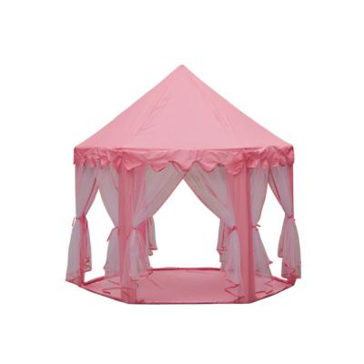 China Sports Toy Wholesale Big Pink Blue Green Hexagon Kids Castle Pocahontas Toy Tents Kids Igloo Play Tent Princess for sale