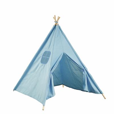 China Sports Foldable Canvas Toy Children Teepee Tent Indian Toy Kids Cotton Unisex Beach Soft Popular Outdoor Indoor Customized Logo Style Time for sale