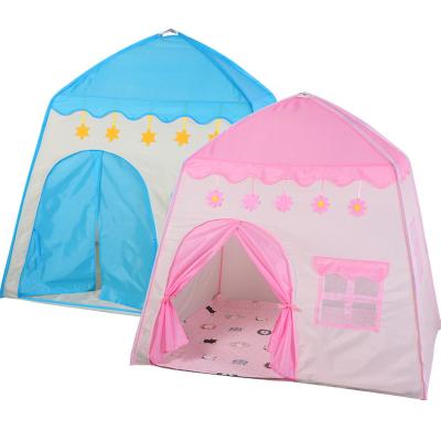 China Sports Toy Kids Tent Shape Model House Window Tent Game Princess Castle Outdoor Pink Blue for sale