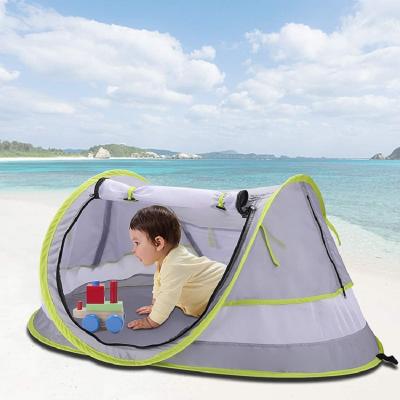 China UV Sports Toy Sunproof Baby Pop Up Beach Tent With Mosquito Net for sale